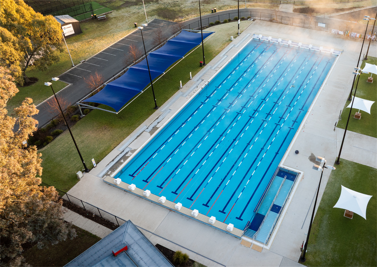 Outdoor 50m Heated Pool Wangaratta Sports & Aquatic Centre